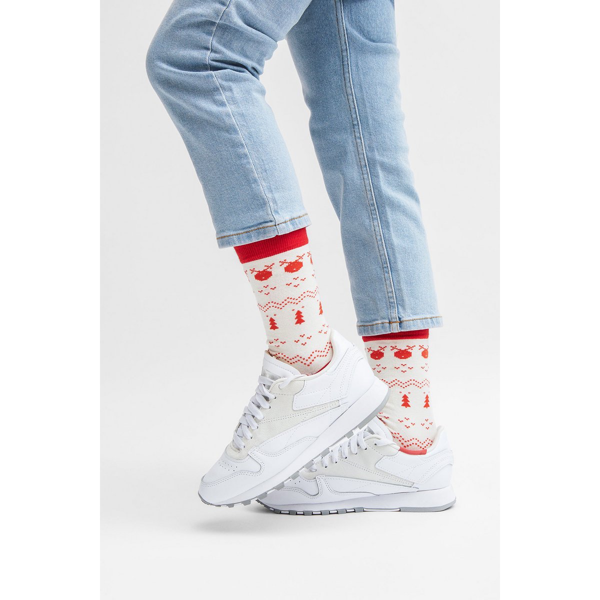 Organic socks Cozy XMas - Colorful socks with a Christmas pattern