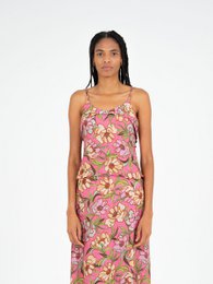 Amara roze bloemenprint top