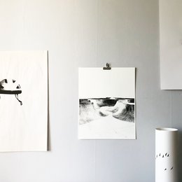 Paisaje de hormigón II – serigrafía