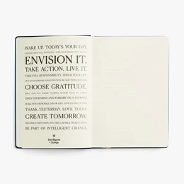 Premium Fabric Lined Notebook with Quotes