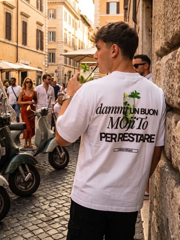 T-Shirt Mojito Edizione Limitata 20 Pezzi | Boxy Fit 200g Cotone Premium – Horda