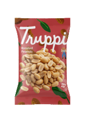 Roasted peanuts, 100% organic, from South America. Crunchy and flavorful.