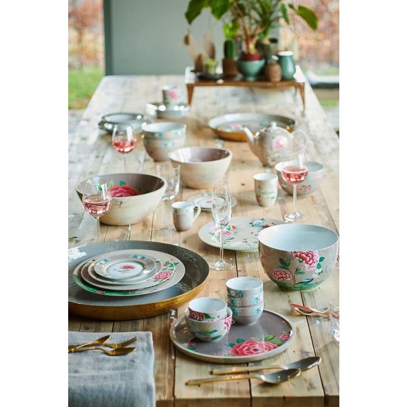 Bowl Blushing Birds Khaki 12cm