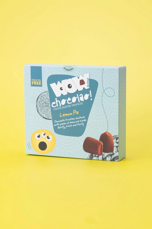 Tartufi Al Cioccolato Torta Al Limone Confezione XL 250g | Cioccolato Croccante Al Limone