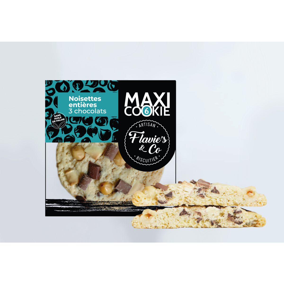 Maxi Cookie hele hazelnoten - 3 chocolaatjes