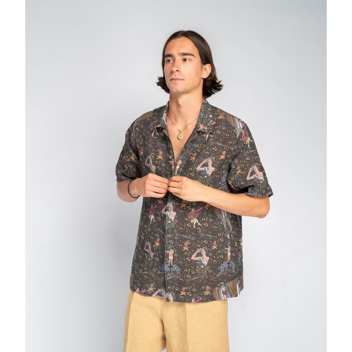 Chemise en lin pour hommes Ange de la Musique - Algis Krisčiūnas