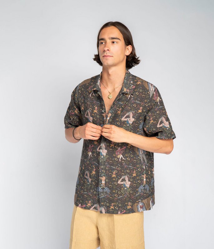Chemise en lin pour hommes Ange de la Musique - Algis Krisčiūnas
