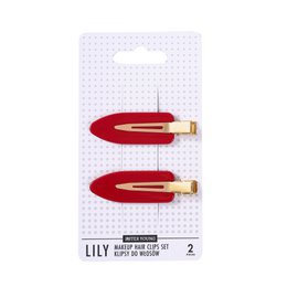 Sister Young l LILY - Set de Pinzas para el Cabello de Maquillaje (2 piezas)