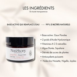 CRÈME-MASQUE SYNERGIE + Glow 50 ML Bio