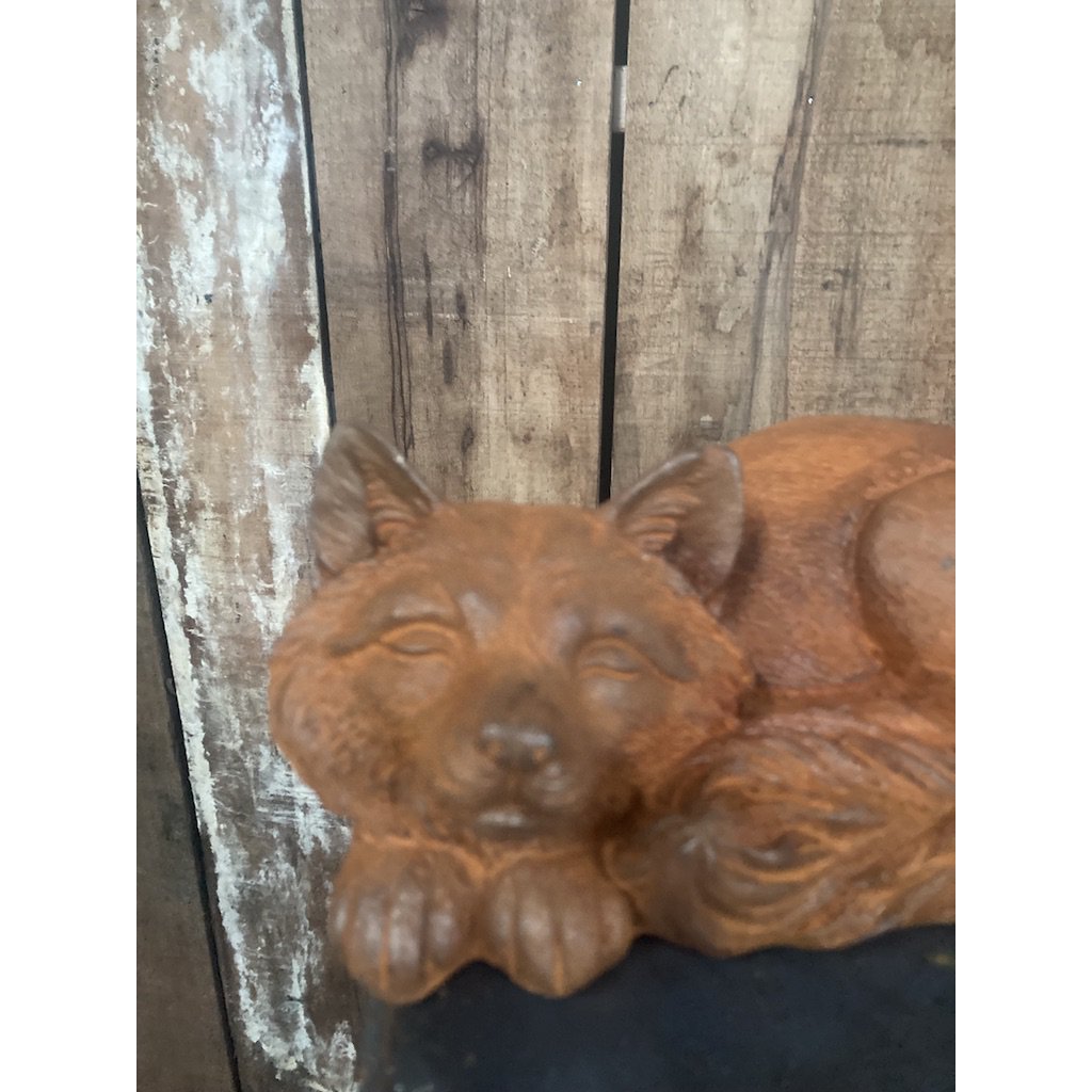 Renard en fonte, 30x18x9cm, 3,5kg