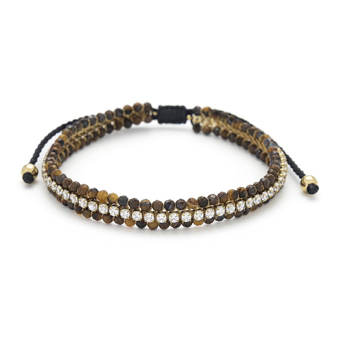 3 rijen armband met meerdere kralen MINERVE