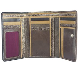 Sunsa Damen Geldbörse. Leder Geldbeutel. Portemonnaie mit RFID Schutz. Brieftasche aus Leder. Große Geldbörse für Frauen mit vielen Kreditkartenfächern- Wallet für Damen, Geschenkidee