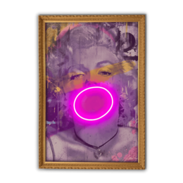 Marilyn Bubble V.2 | LED Wall Art