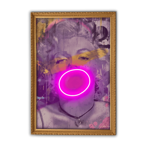 Marilyn Bubble V.2 | Led Wall Art