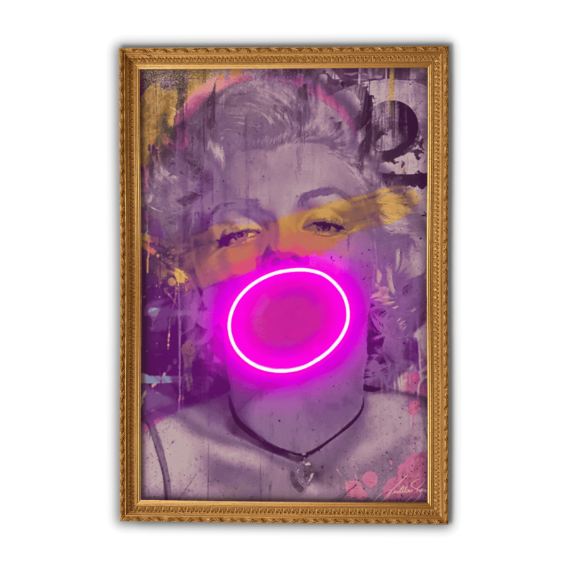 Marilyn Bubble V.2 | LED Wall Art