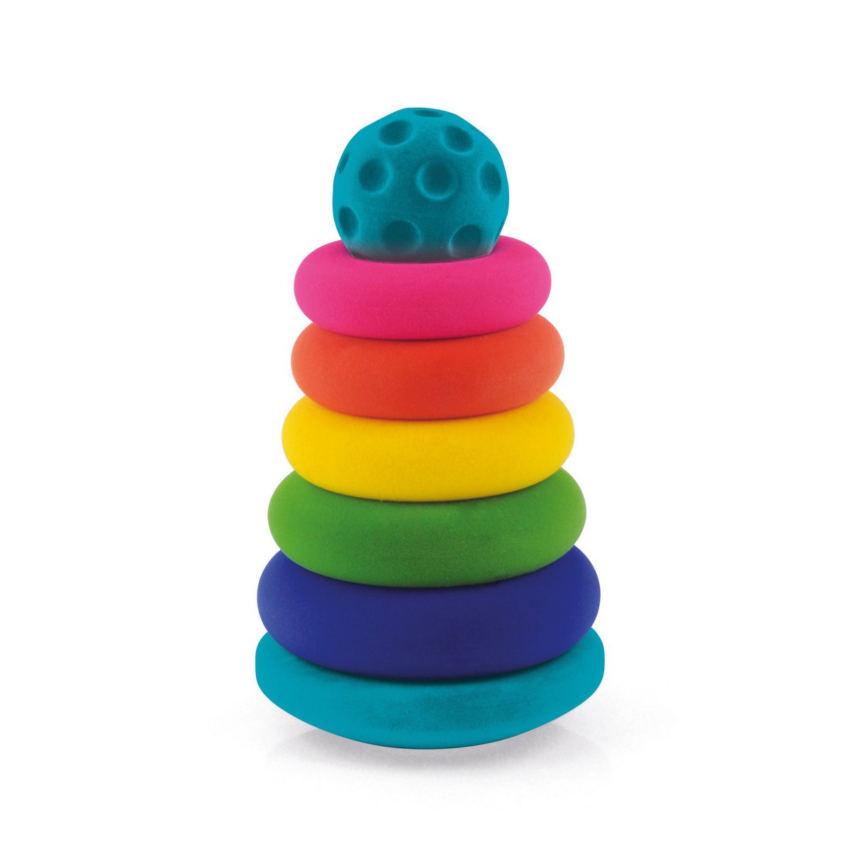 Rubbabu - Bicchiere impilabile "palla" - 14x21 cm (polisacco)