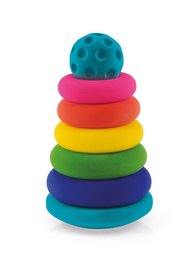 Rubbabu - Bicchiere impilabile "palla" - 14x21 cm (polisacco)