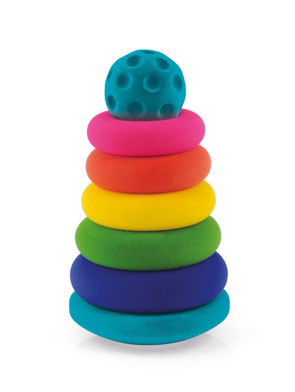 Rubbabu - Stackable tumbler toys "ball" - 14x21cm (polybag)