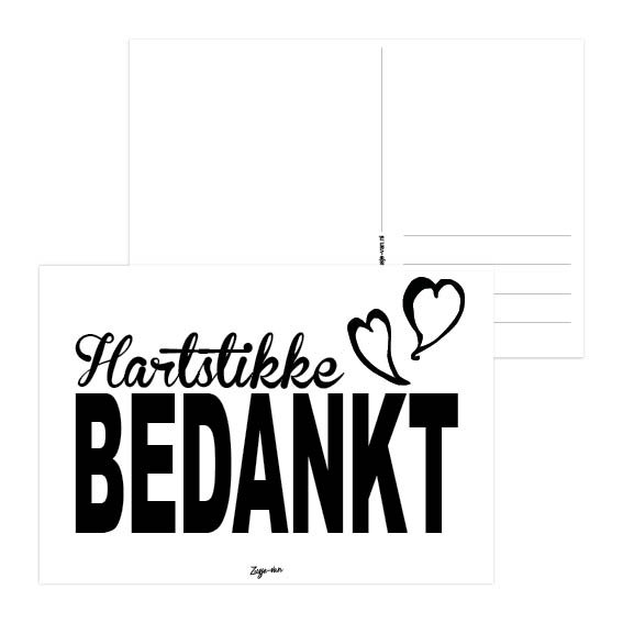 Hartstikke BEDANKT