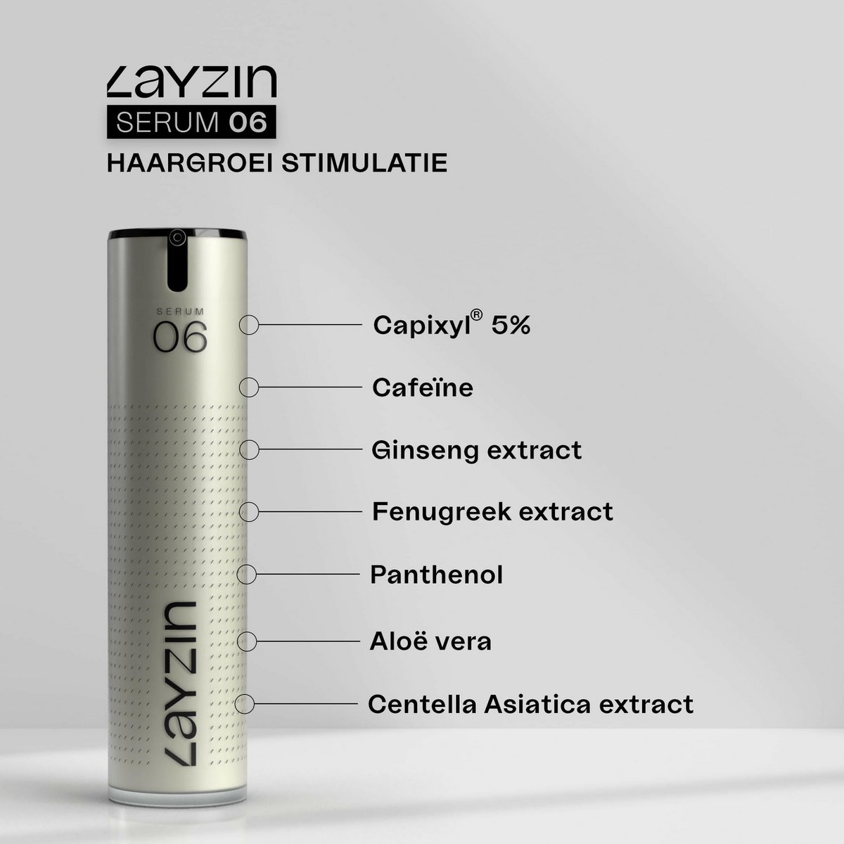 SERUM 06 Sérum de croissance des cheveux Stoppe la chute des cheveux Renforce les cheveux