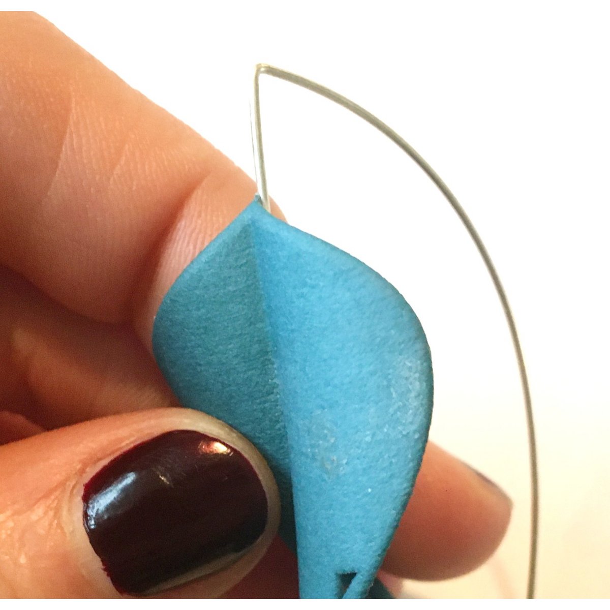 LEAF Earrings - teal