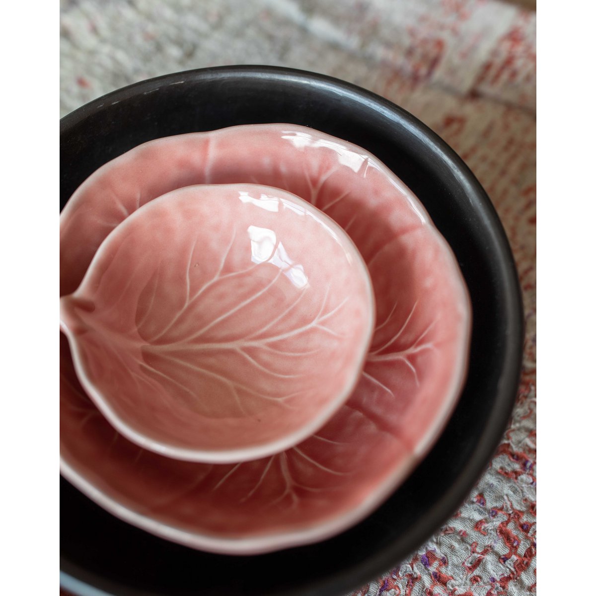 Salero de col Ø8cm, rosa pálido
