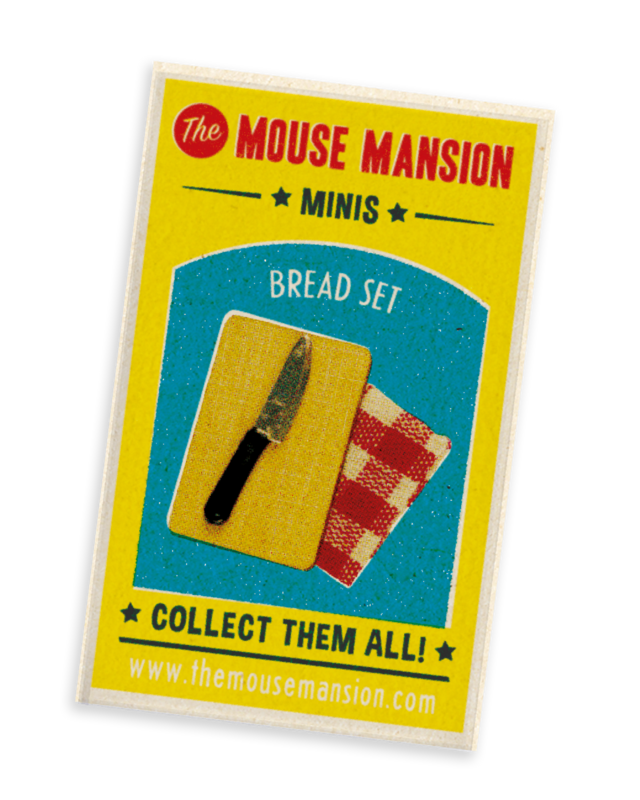 Minis - Juego de pan (Escala 1:12) - The Mouse House