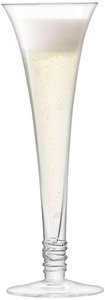 L.S.A. - Prosecco Champagne Flute 140 ml set of 4 pieces - Transparent