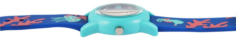 Montre pour enfants Q&Q "Underwater World", bracelet en résine, 10 ATM