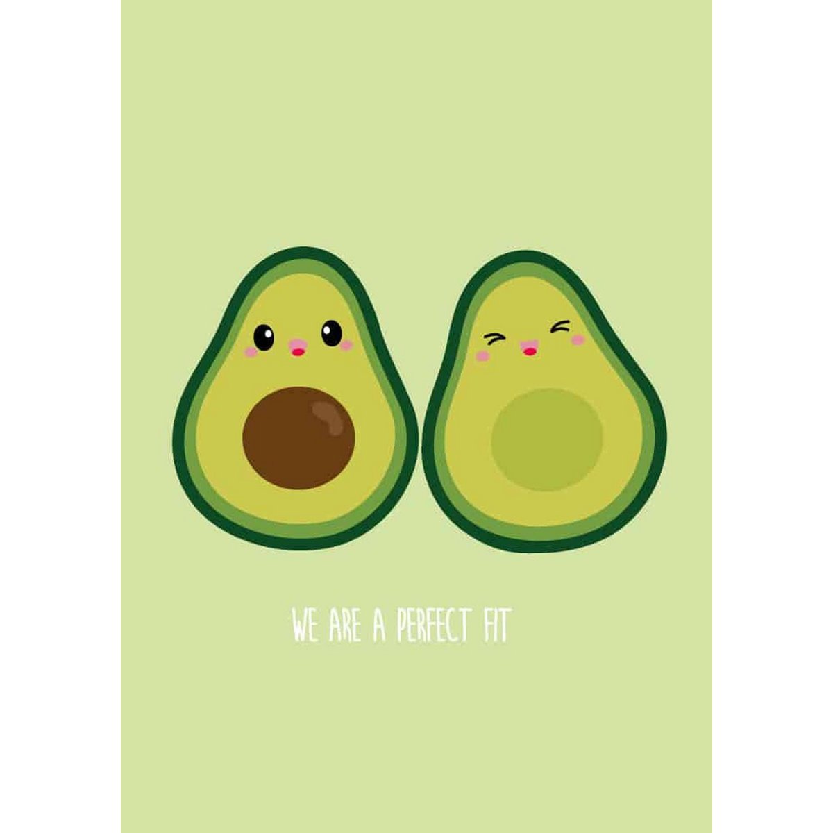 Aguacate en forma perfecta