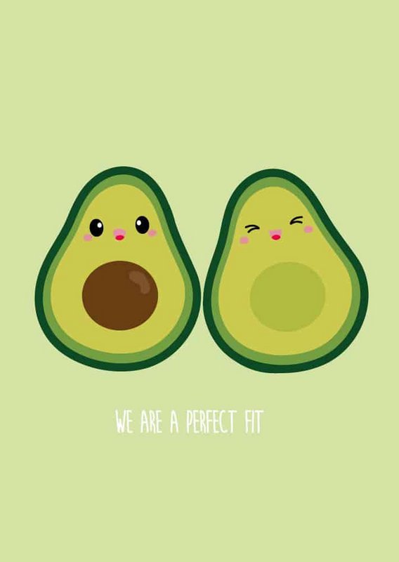 Perfekt pasform avocado