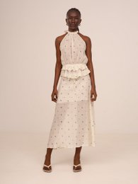 Lumea Floral Print Midi Skirt