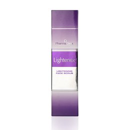 Lightening face scrub with exfoliating properties to brighten and smooth skin.
