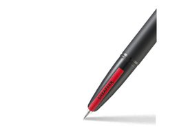 Vulpen SHEAFFER Icon E9108 M Matzwarte lak rode PVD-versieringen