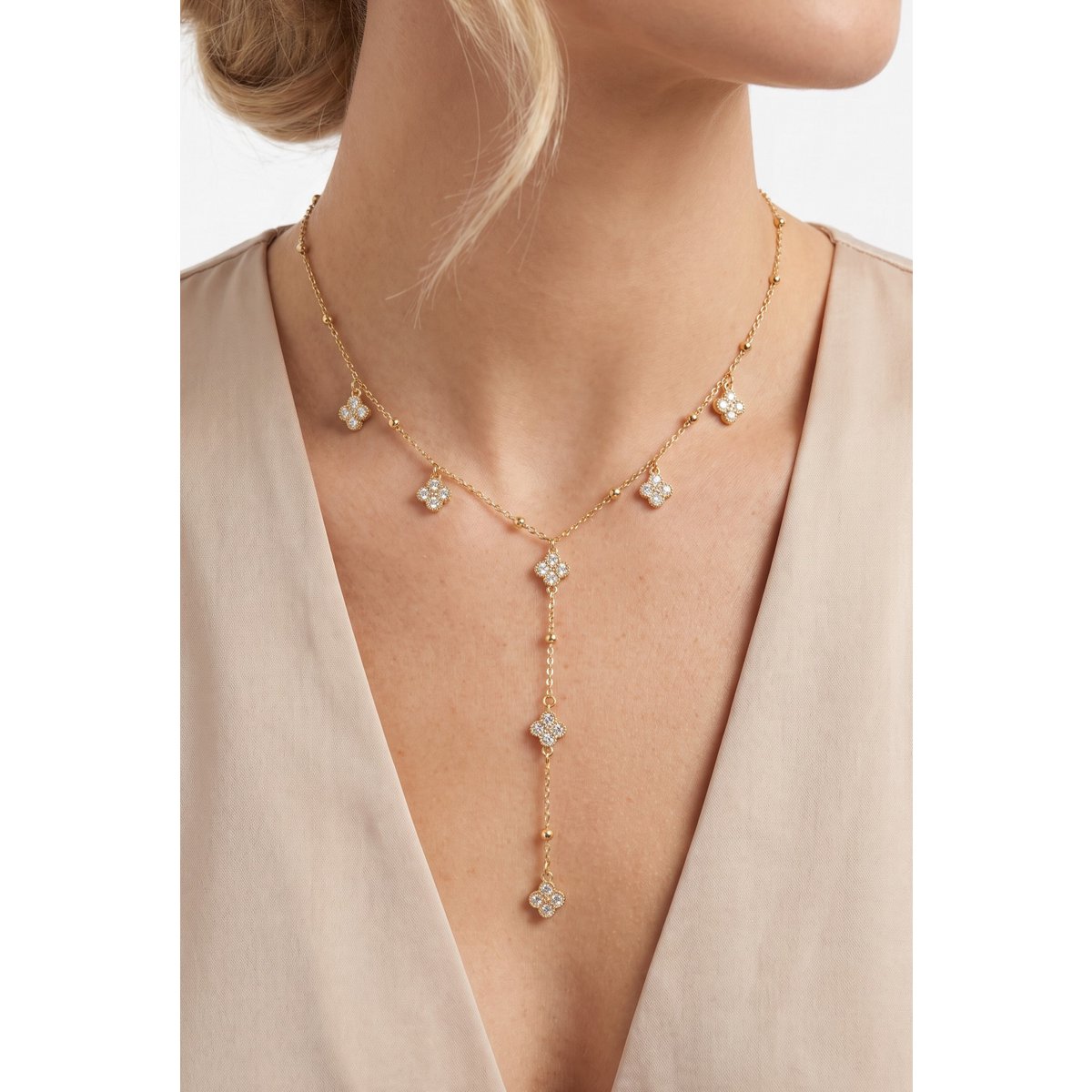 Collier Y en acier inoxydable
