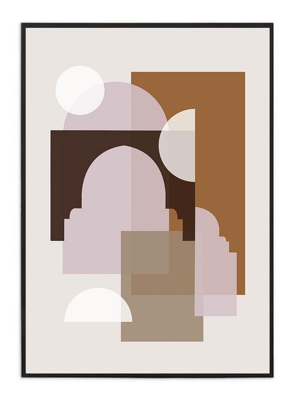 Poster A3 - Marrakech - Beige