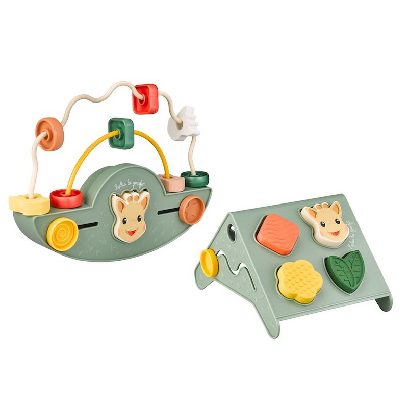El primer set de juguetes del bebé Sophie la jirafa