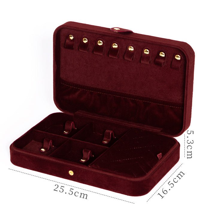 Luxe Velvet Large Jewelry Box