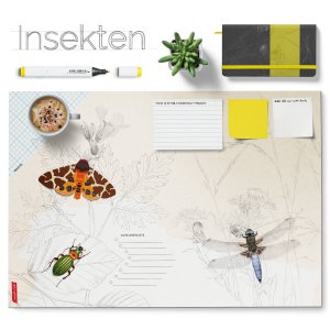 Schreibtischunterlage - Insekten