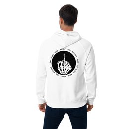 eat sleep repeat Unisex Bio-Raglan-Hoodie