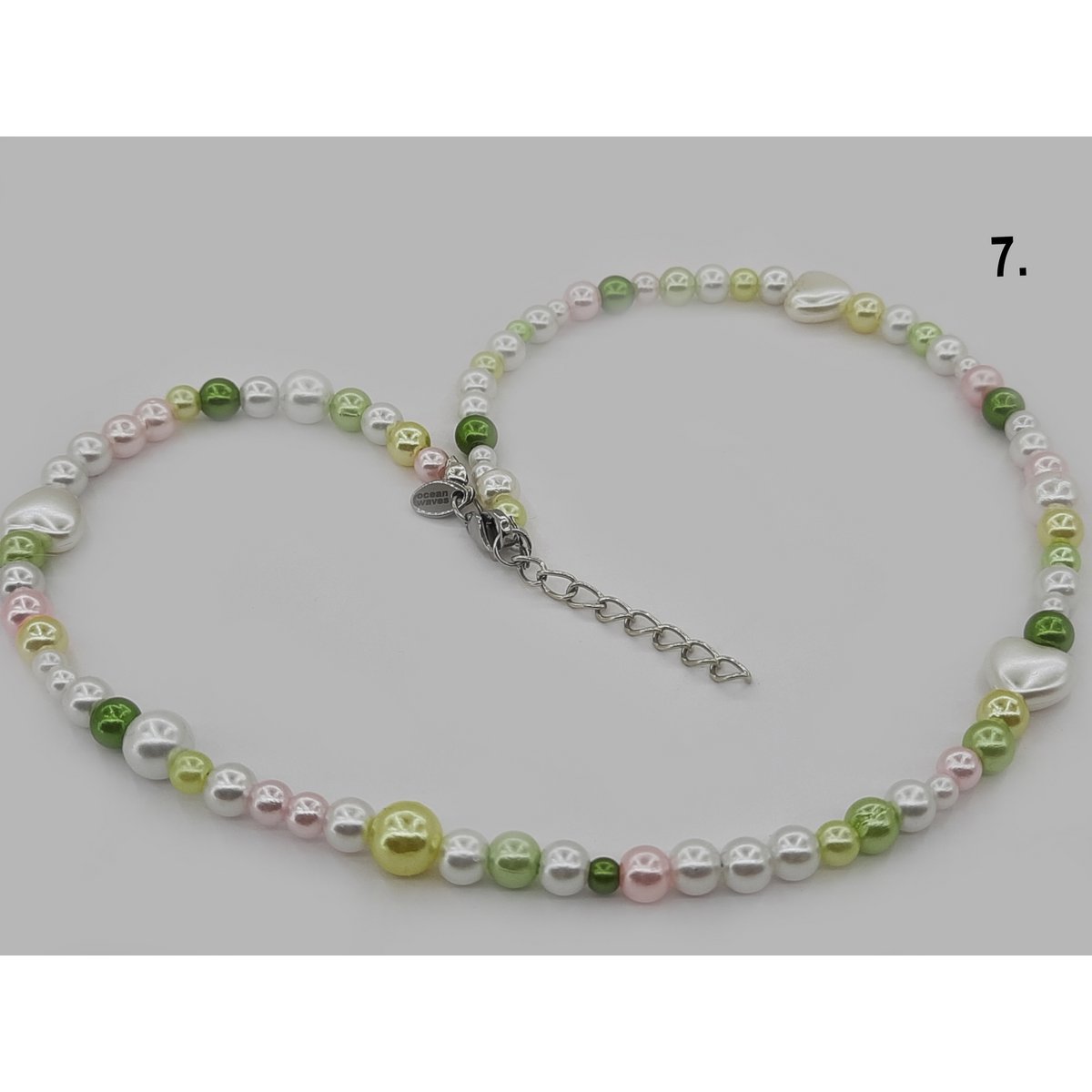 %238 Ensemble collier de perles tendance