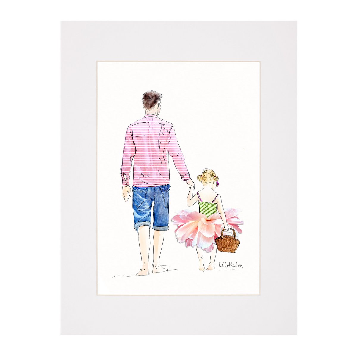 Papi, I love you - Art Prints
