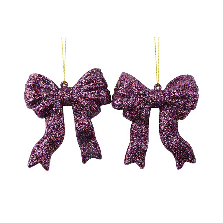 Bowknot Adona stof L7,6B7,6H10,2CM paars s2