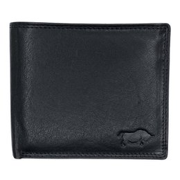 Arrigo - Geldbörse Herren - Braunes und Schwarzes Leder - Brieftaschenmodell - Geldbörse