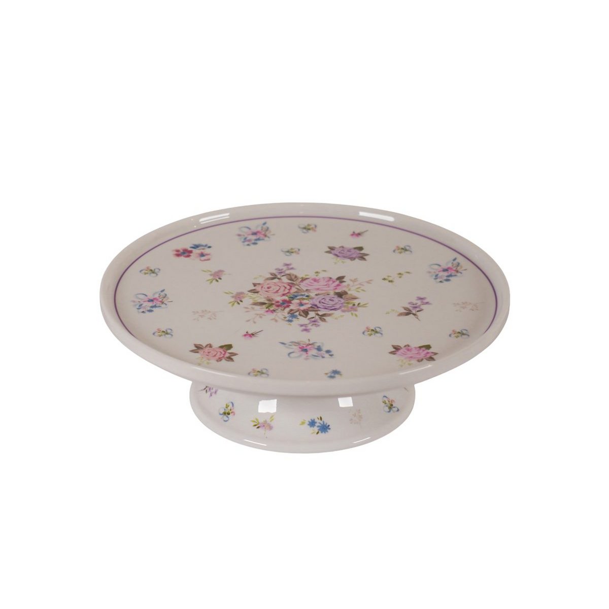 Porzellankuchenständer Flora 25 cm Isabelle Rose