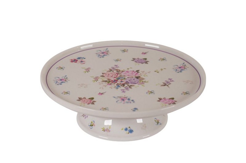 Porcelain cake stand Flora 25 cm Isabelle Rose