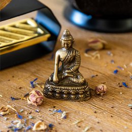 Brass Buddha Figurine