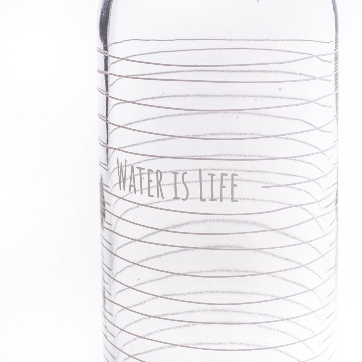 WATER IS LIFE 0.7 l glass bottle