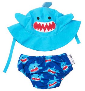 Zoocchini swimming set Sherman the Shark