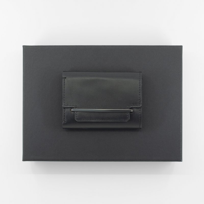 FRAME wallet - black rhodium